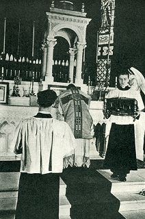 The Server Transfers the Missal to the Gospel Side