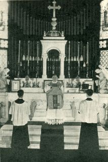 The Priest Prepares to Leave the Sanctuary